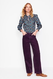 Boden Purple 5 Pocket Cord Wide Jeans - Image 1 of 6