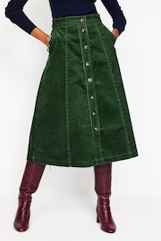 Boden Green Petra Co-ord Midi Skirt - Image 2 of 5