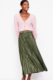 Boden Green Camilla PU Maxi Skirt - Image 2 of 6