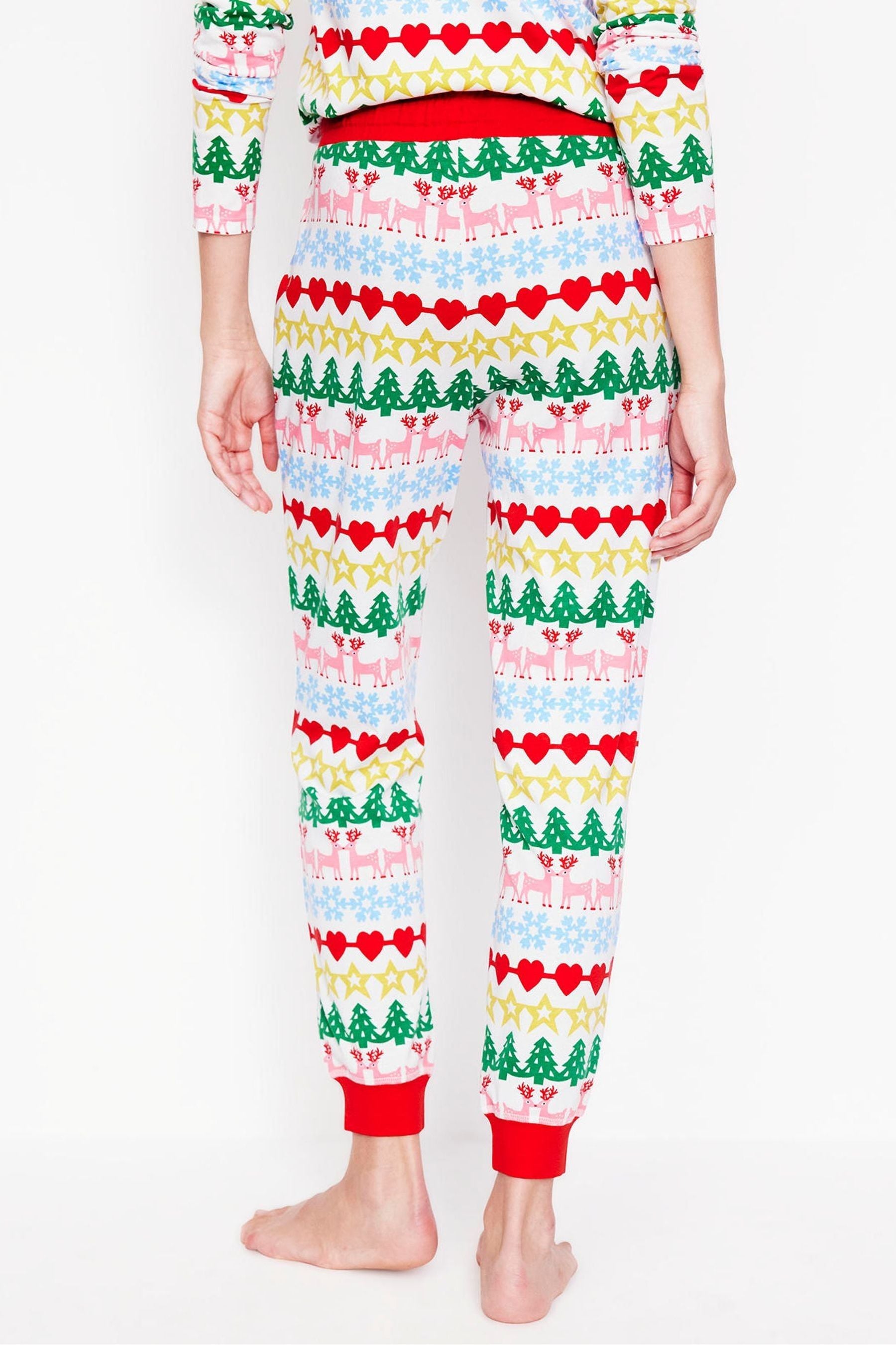 Buy Boden Cream Jersey All Christmas Nightwear Pyjama Bottoms from Next Canada