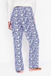 Boden Blue Brushed Cotton Pyjamas Trousers - Image 3 of 5