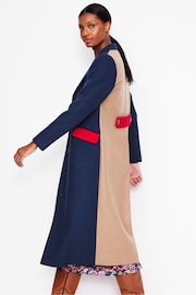 Boden Colourblock Midi Coat - Image 3 of 6