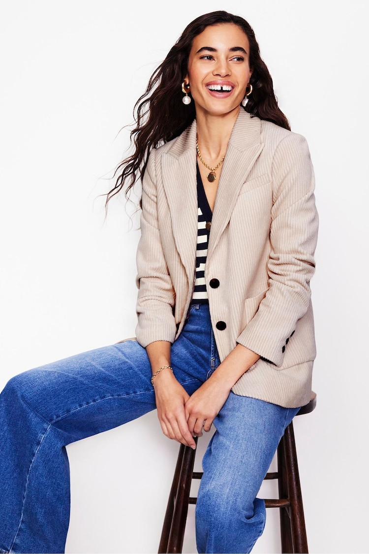 Boden Relaxed Cord Blazer - Imagen 1 de 6