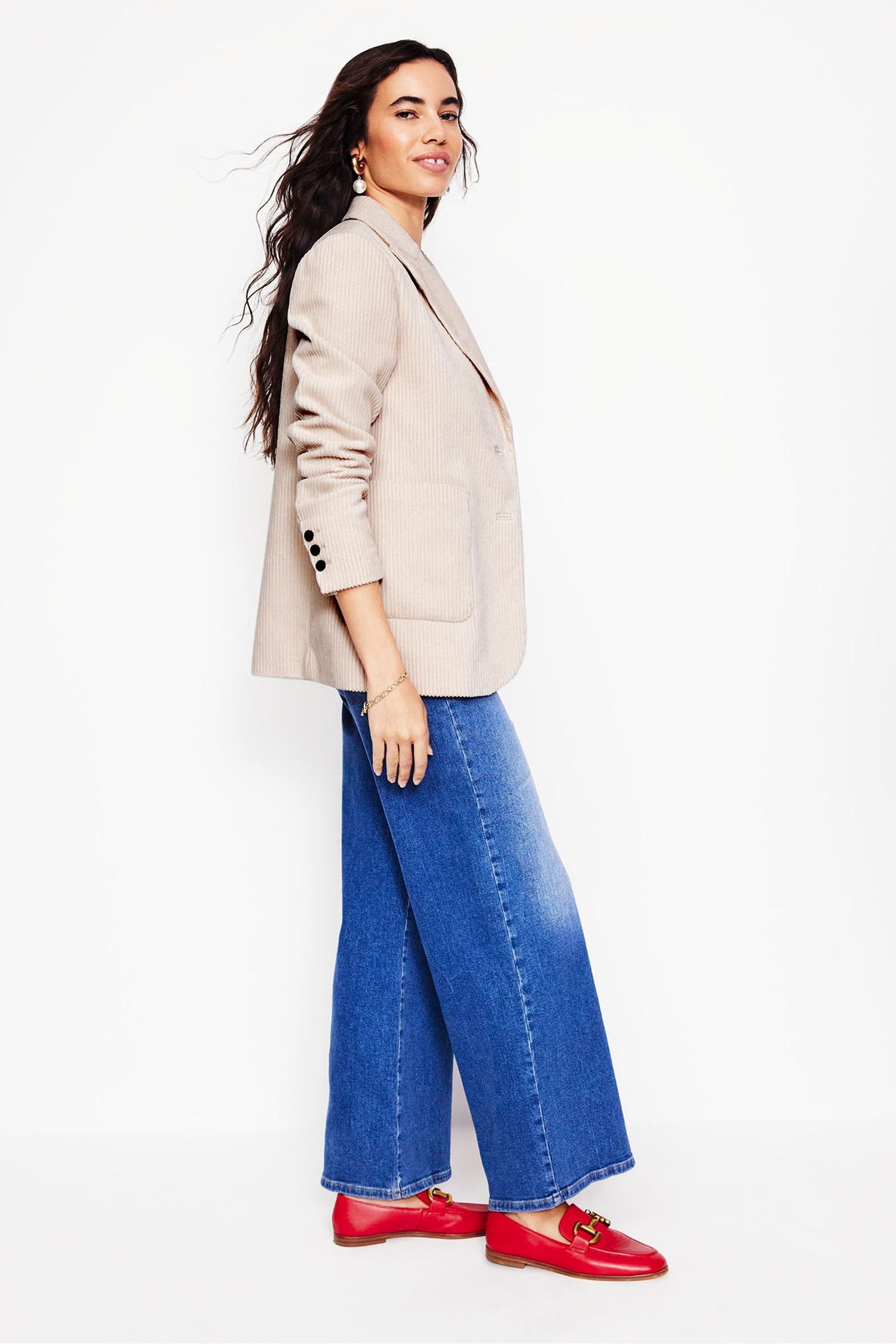 Cream cord blazer deals