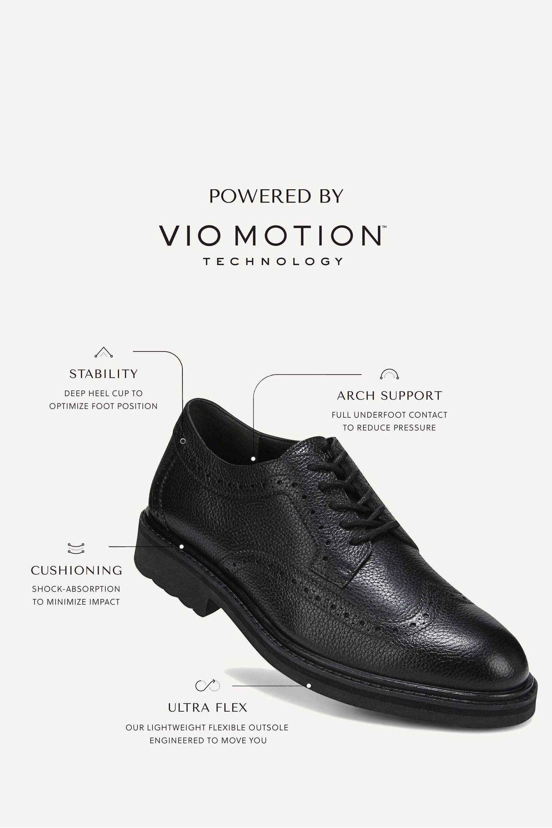 Buy Vionic Mens Lombard Derby Wide Fit Shoes from Next Luxembourg