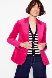 Boden Pink Marylebone Cord Blazer - Image 4 of 6