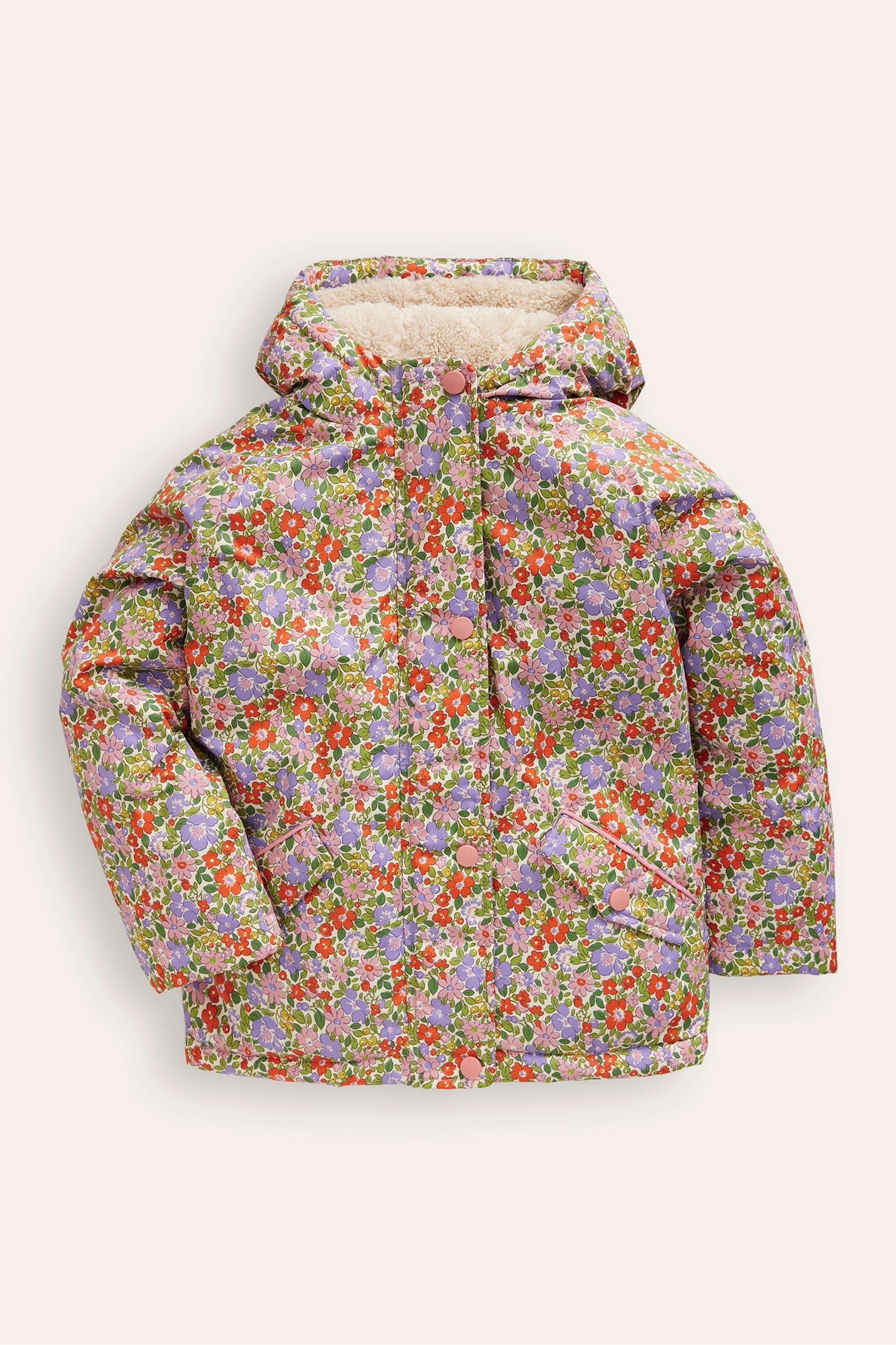 Buy Boden Purple Sherpa Lined Anorak Coat from the Next UK online shop