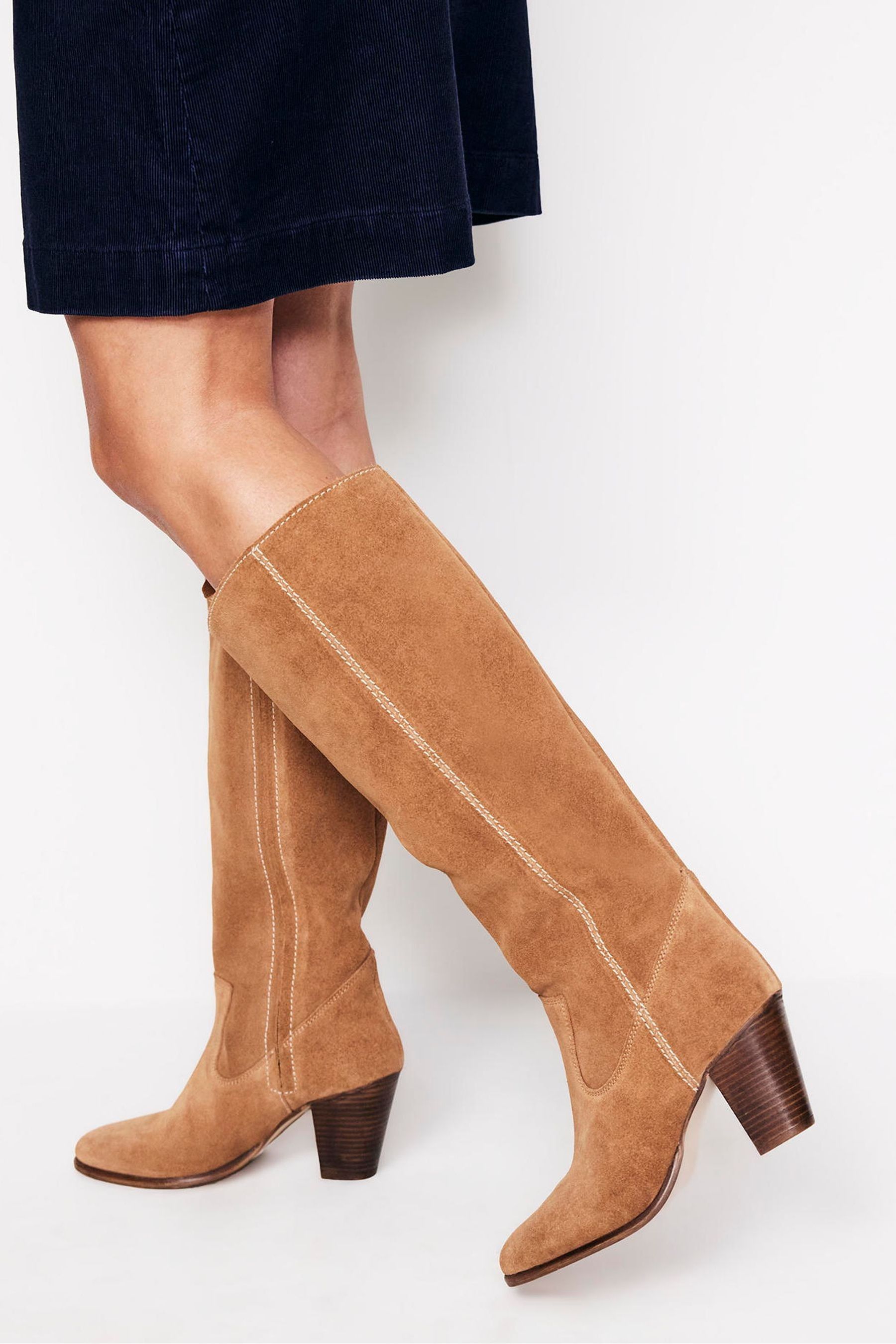 Boden knee boots top