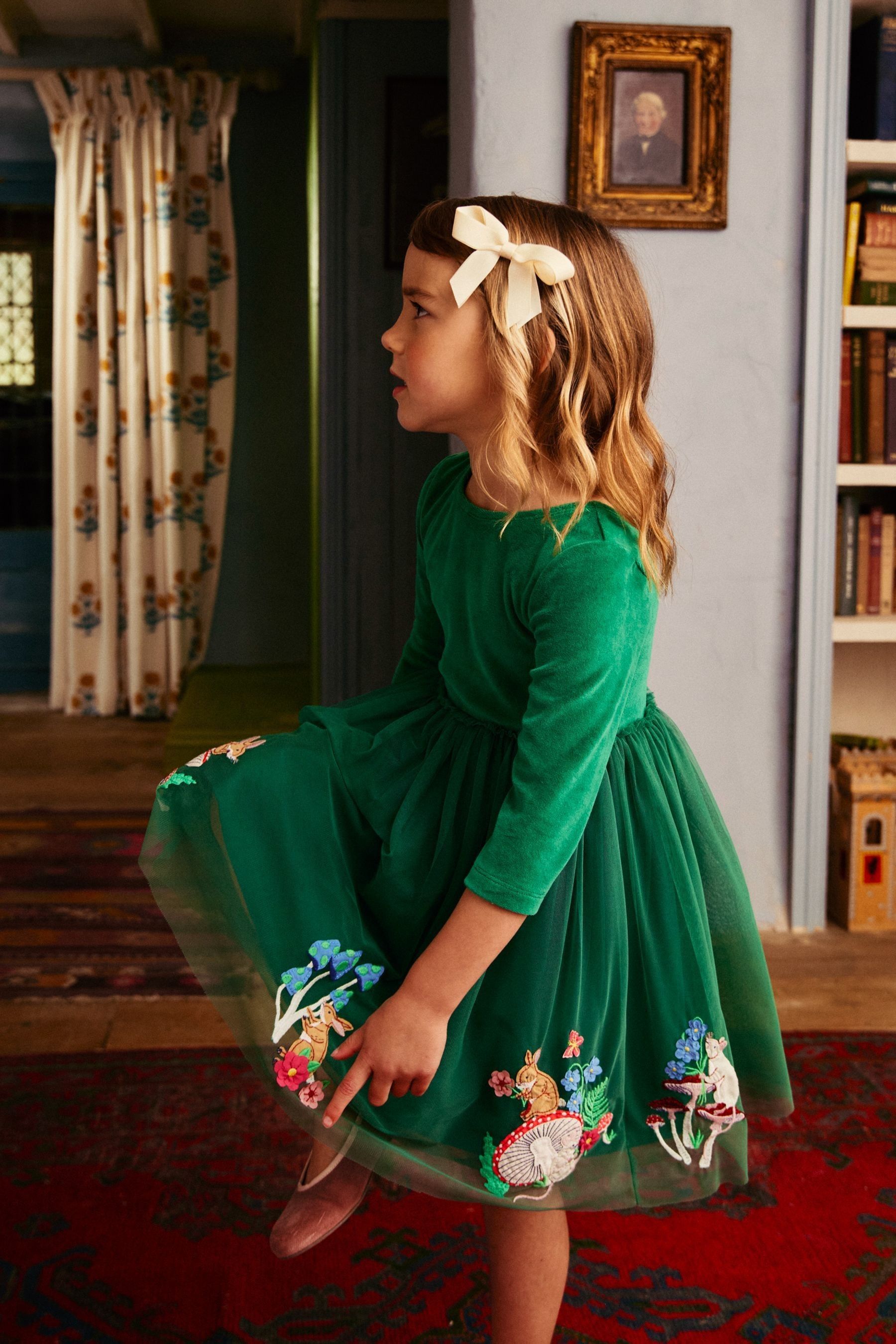 Next girls green dress 2025