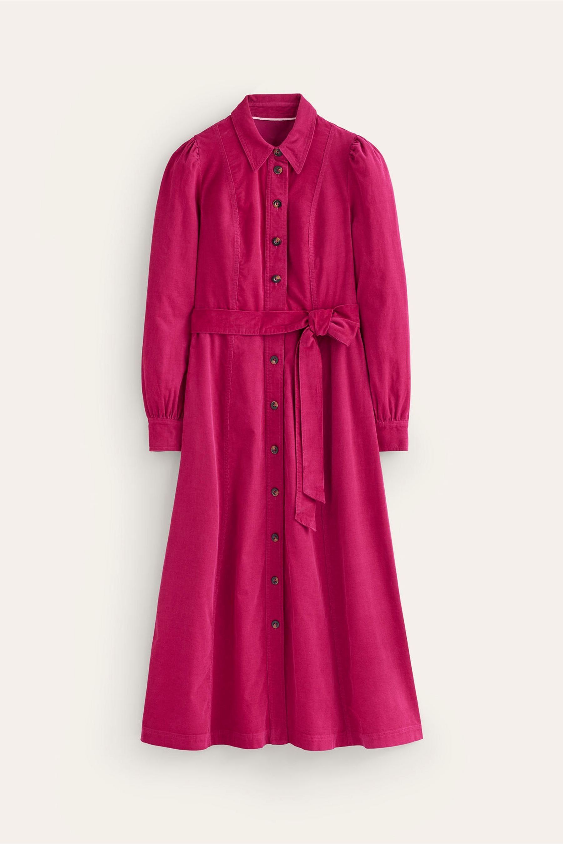 Boden Pink Aubrey Co ord Midi Shirt Dress