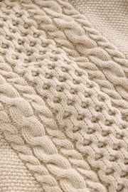 Boden Cream Heritage Cable Jumper - Image 3 of 3