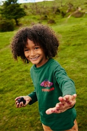 Boden Green Woodland Educational Front and Back T-Shirt - Image 1 of 4