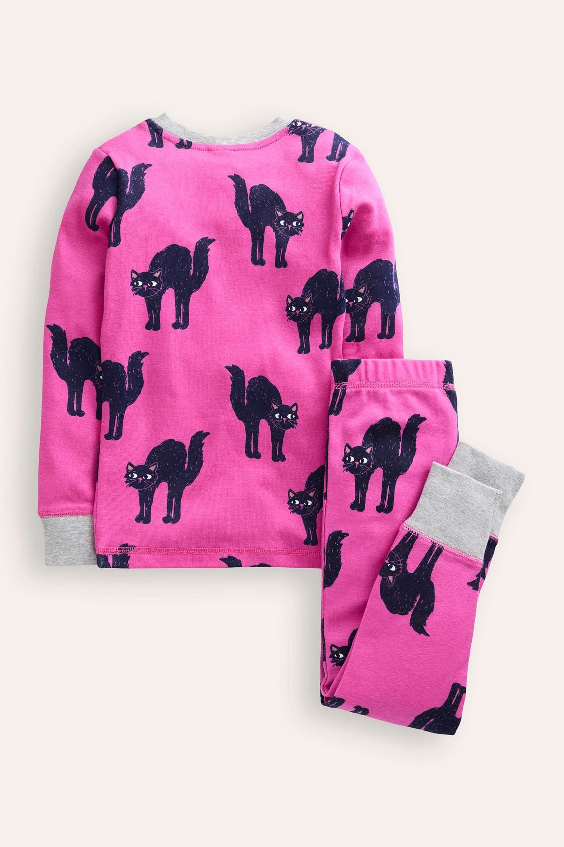 Buy Boden Pink Snug Glow In The Dark 100 Cotton Cat Pyjamas from Next United Arab Emirates