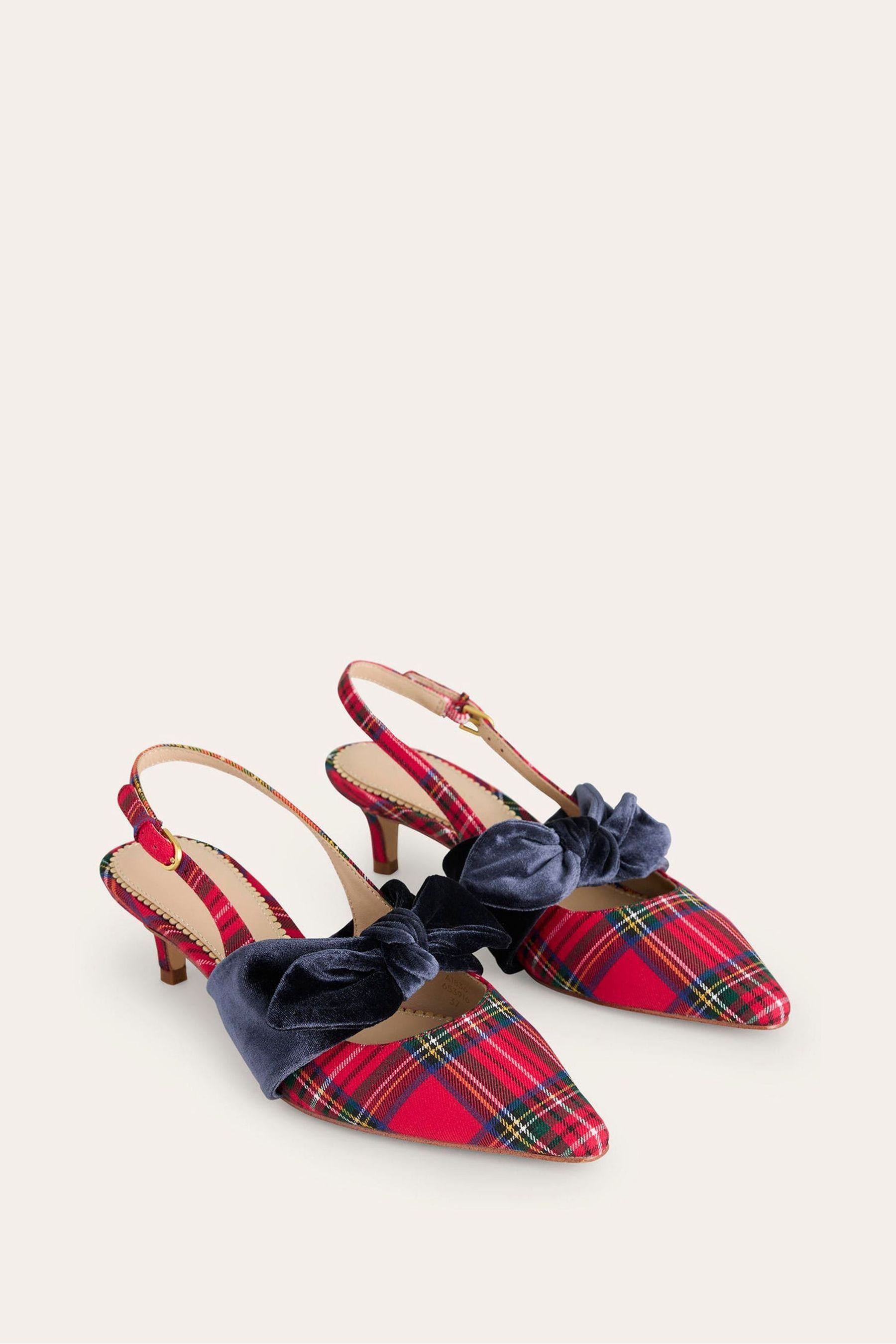 Buy Boden Red Bow Kitten Heels from Next USA