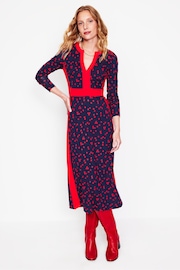 Boden Blue Catherine Ponte Midi Dress - Image 1 of 4