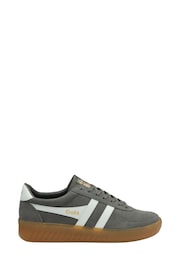 Gola Grey Mens Grandslam Suede Lace-Up Trainers - Image 1 of 4