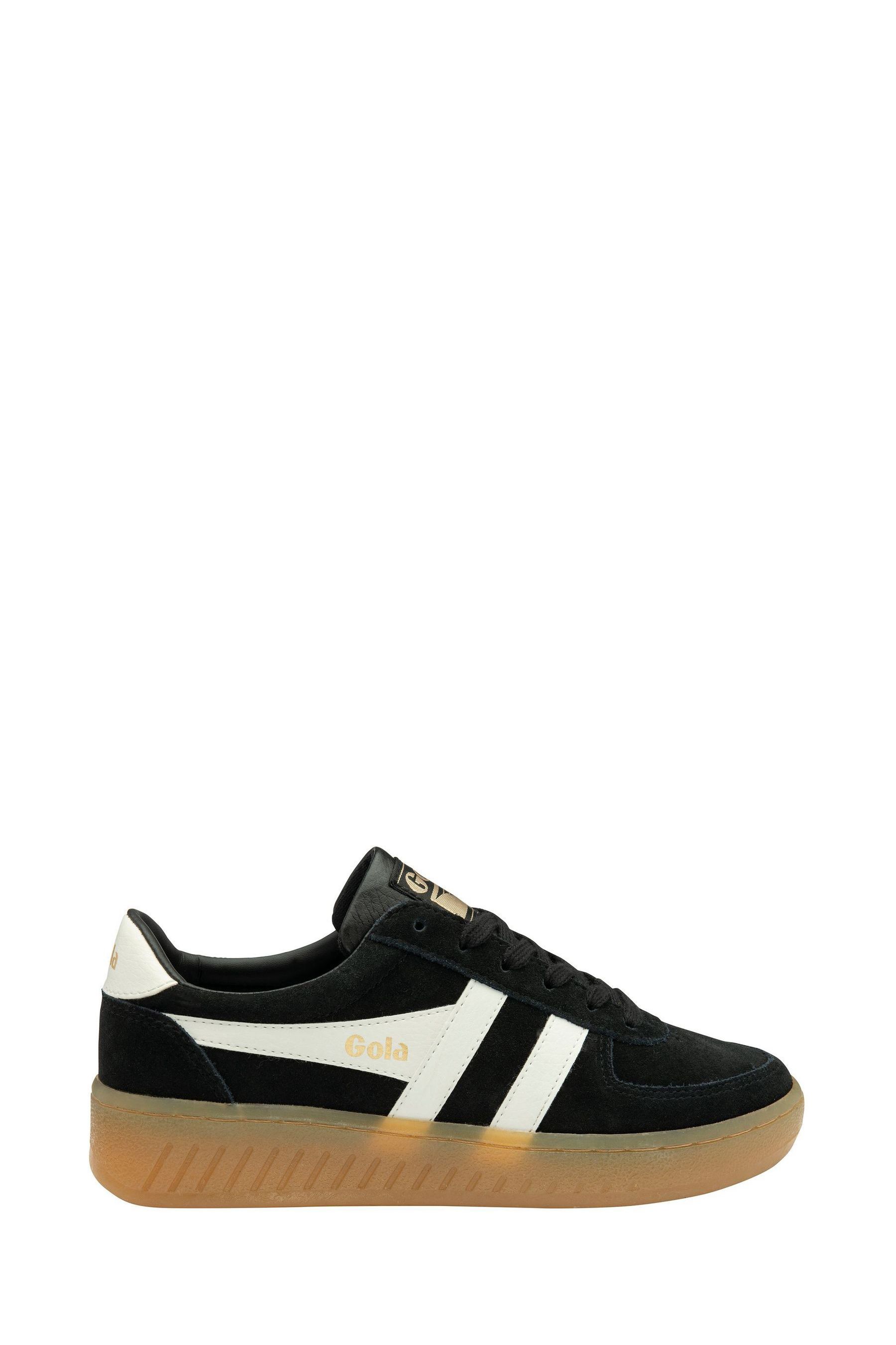 Buy Gola Black Ladies Grandslam Suede Leather Trainers from Next Luxembourg