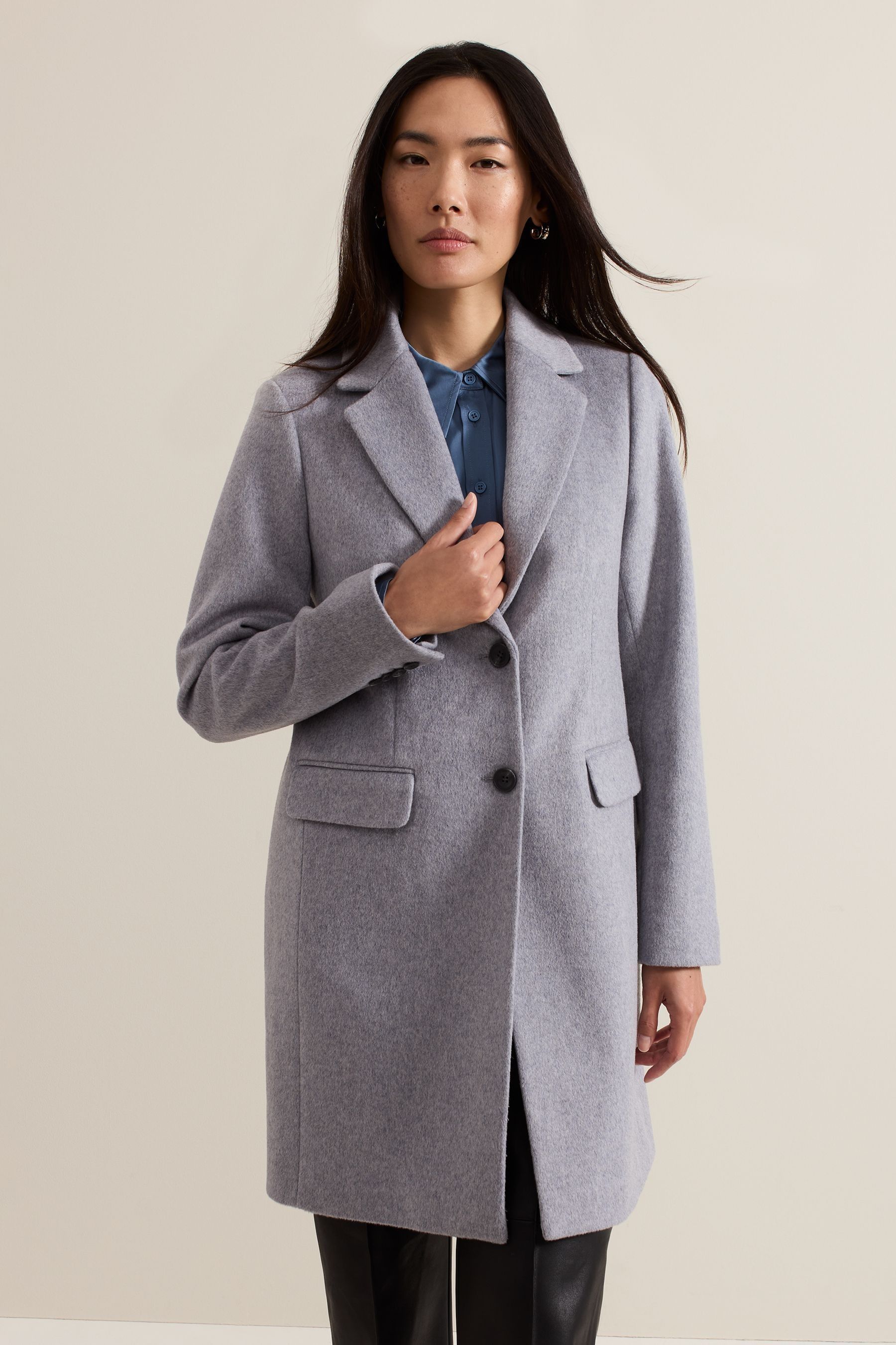 Buy Phase Eight Grey Lydia Wool Coat from the Next UK online shop