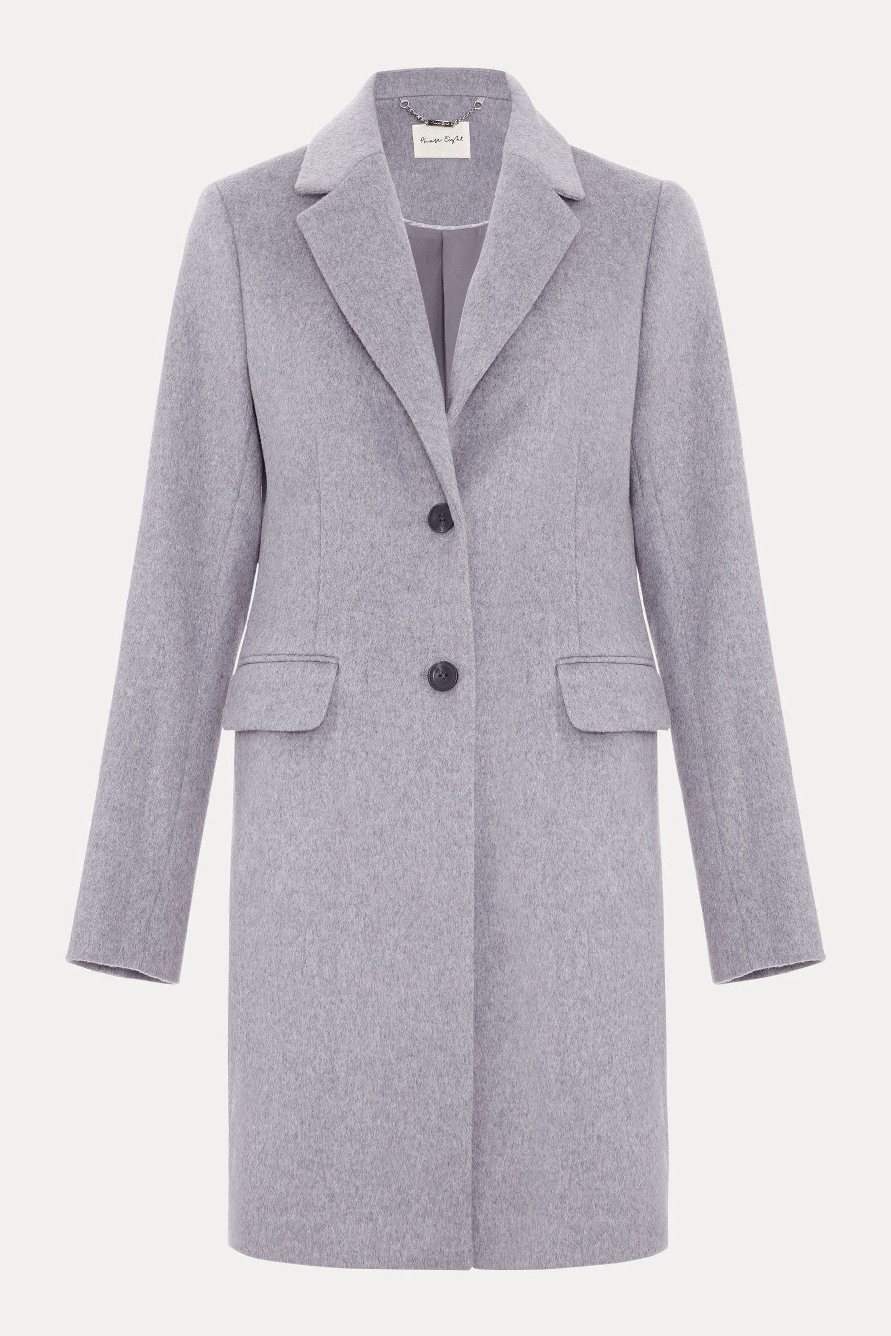 Buy Phase Eight Grey Lydia Wool Coat from the Next UK online shop