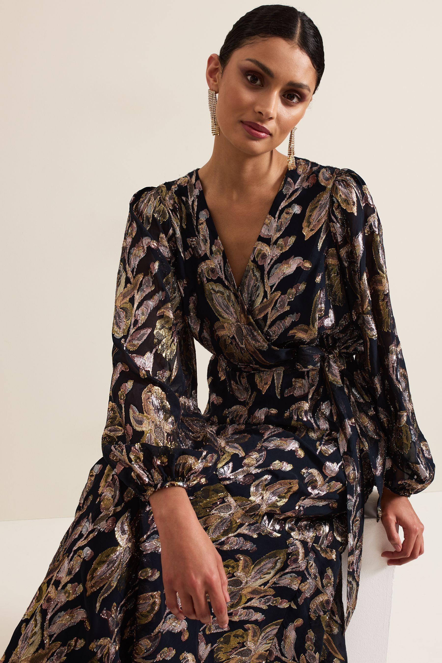 Phase eight shimmer maxi dress online