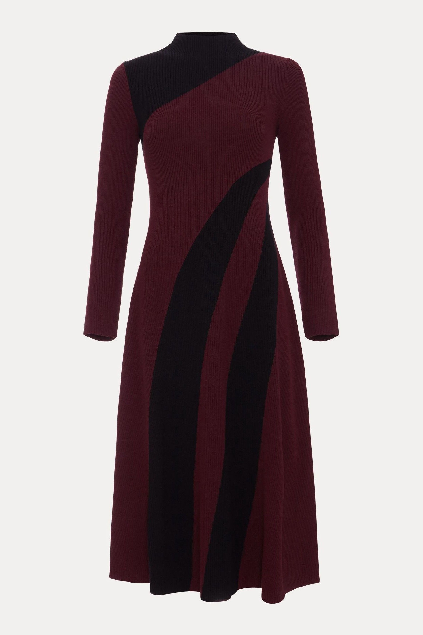 Buy Phase Eight Red Julie Ribbed Fit And Flare Midi Dress from the Next UK online shop