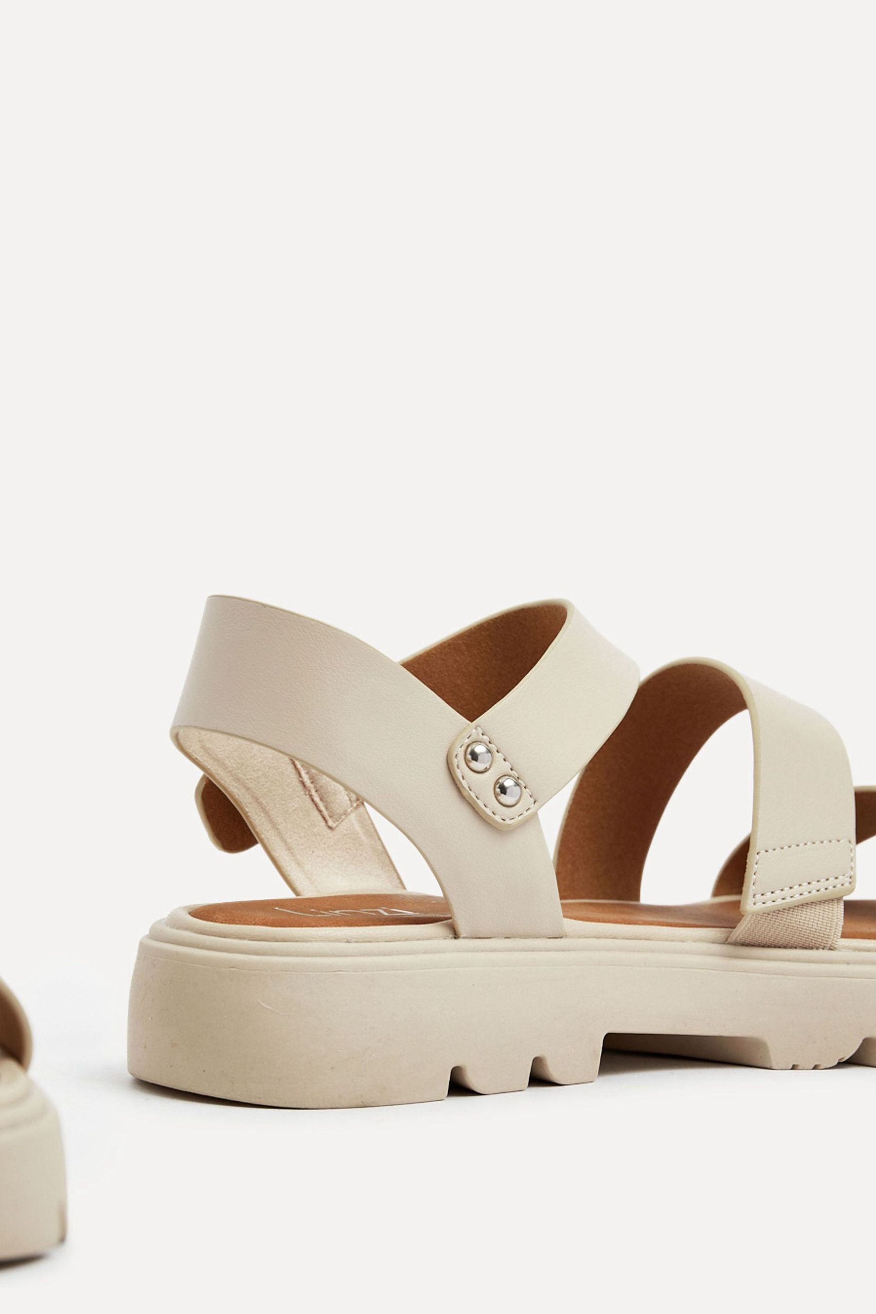 Cream flatform sandals sales