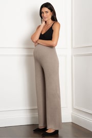 Seraphine Maternity Brown Rib knit co-ord Trousers - Image 3 of 4