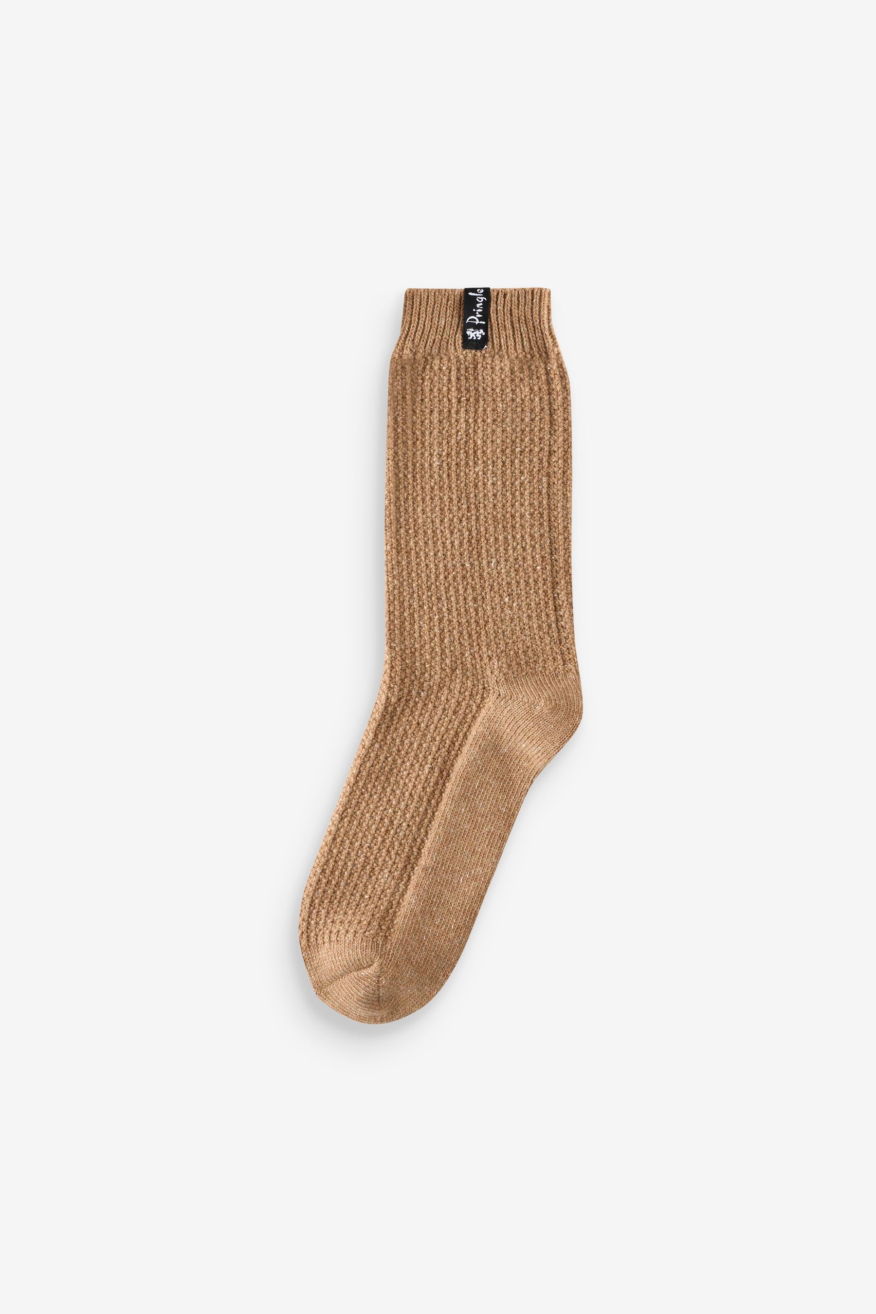 Buy Pringle Natural Textured Knit Boot Socks 2 pack from Next Oman