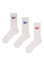 Reebok Sports White Socks - Image 1 of 6