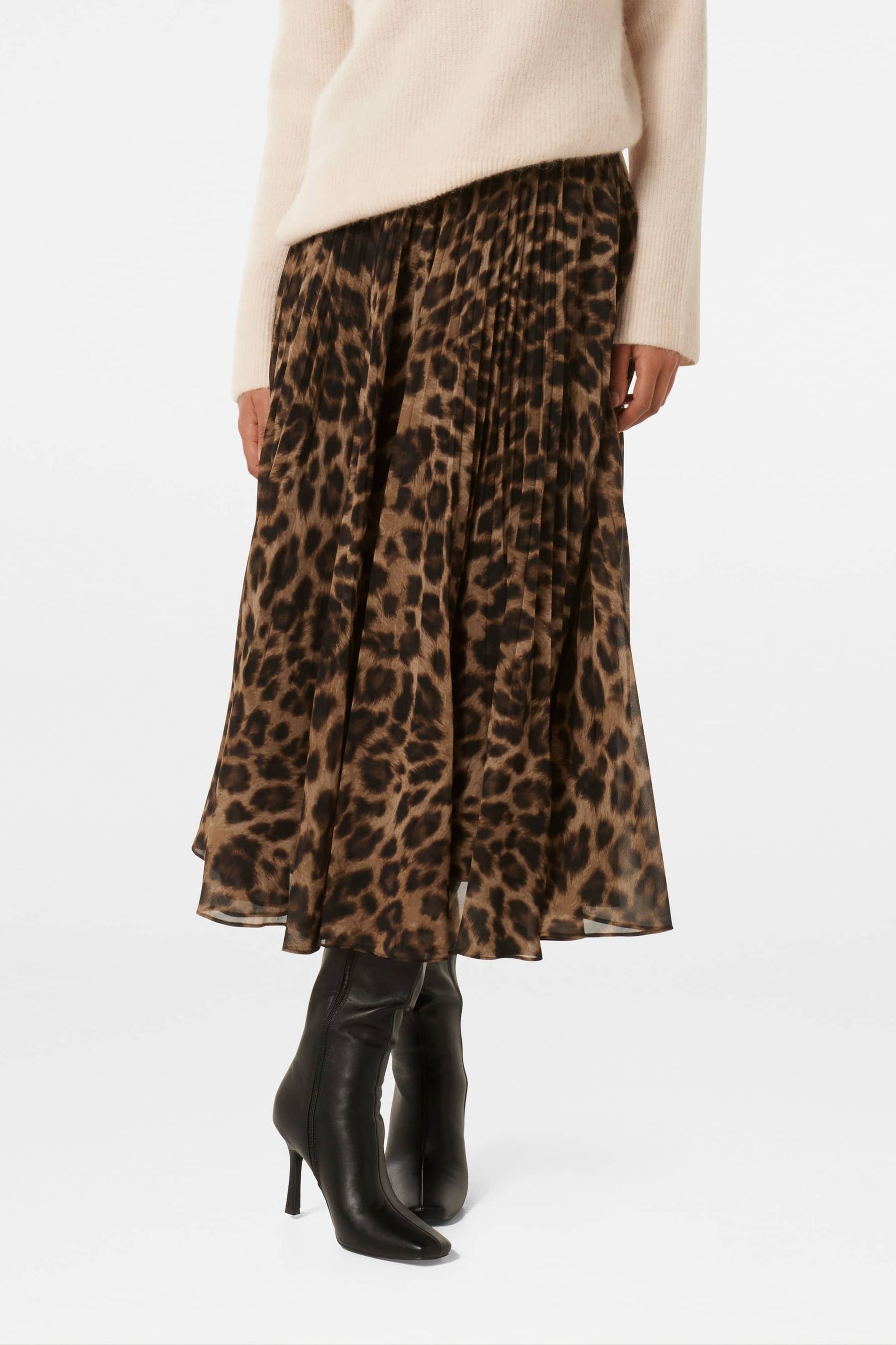 Buy Forever New Brown Aurora Pleated Skirt from the Next UK online shop