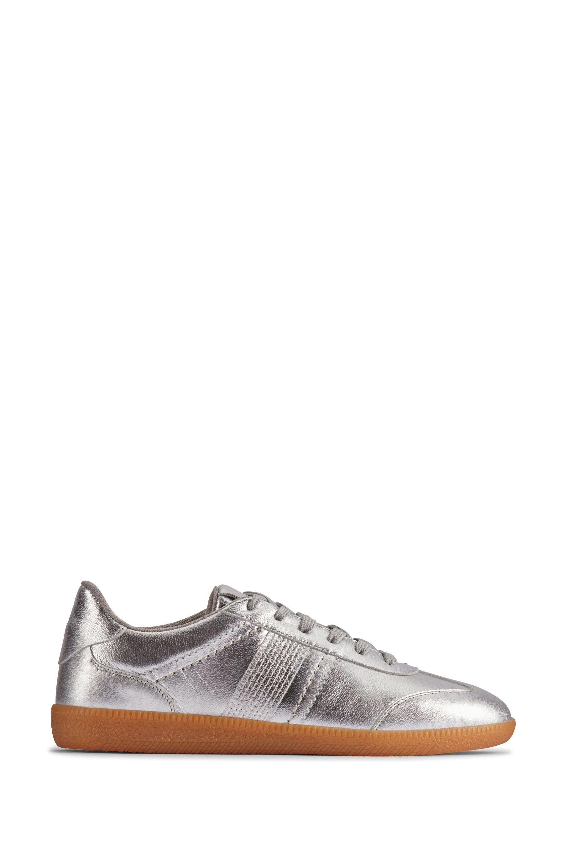 Clarks silver shoes new arrivals