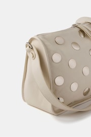 Mint Velvet Cream Leather Studded Bag - Image 2 of 2