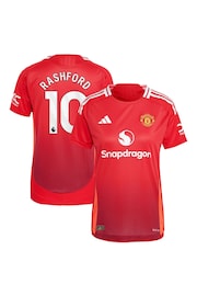 adidas Red Manchester United Home Authentic Shirt 2024-25 - Image 1 of 3