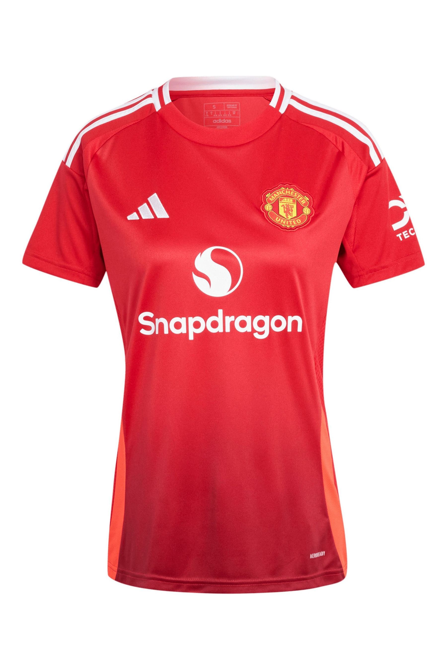 Buy adidas Red Manchester United Home Shirt 2024 25 from Next Luxembourg