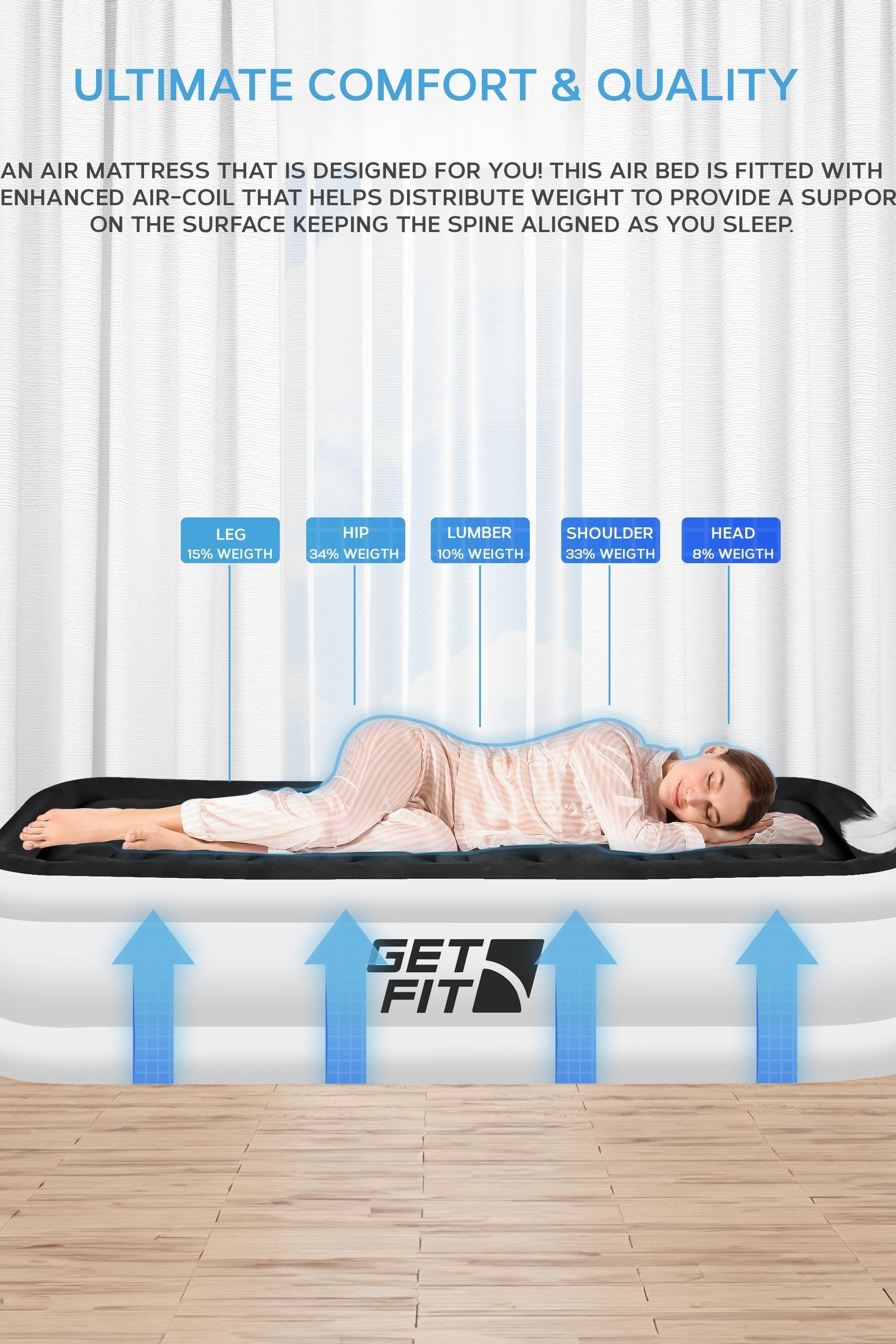 Premium air mattress hot sale