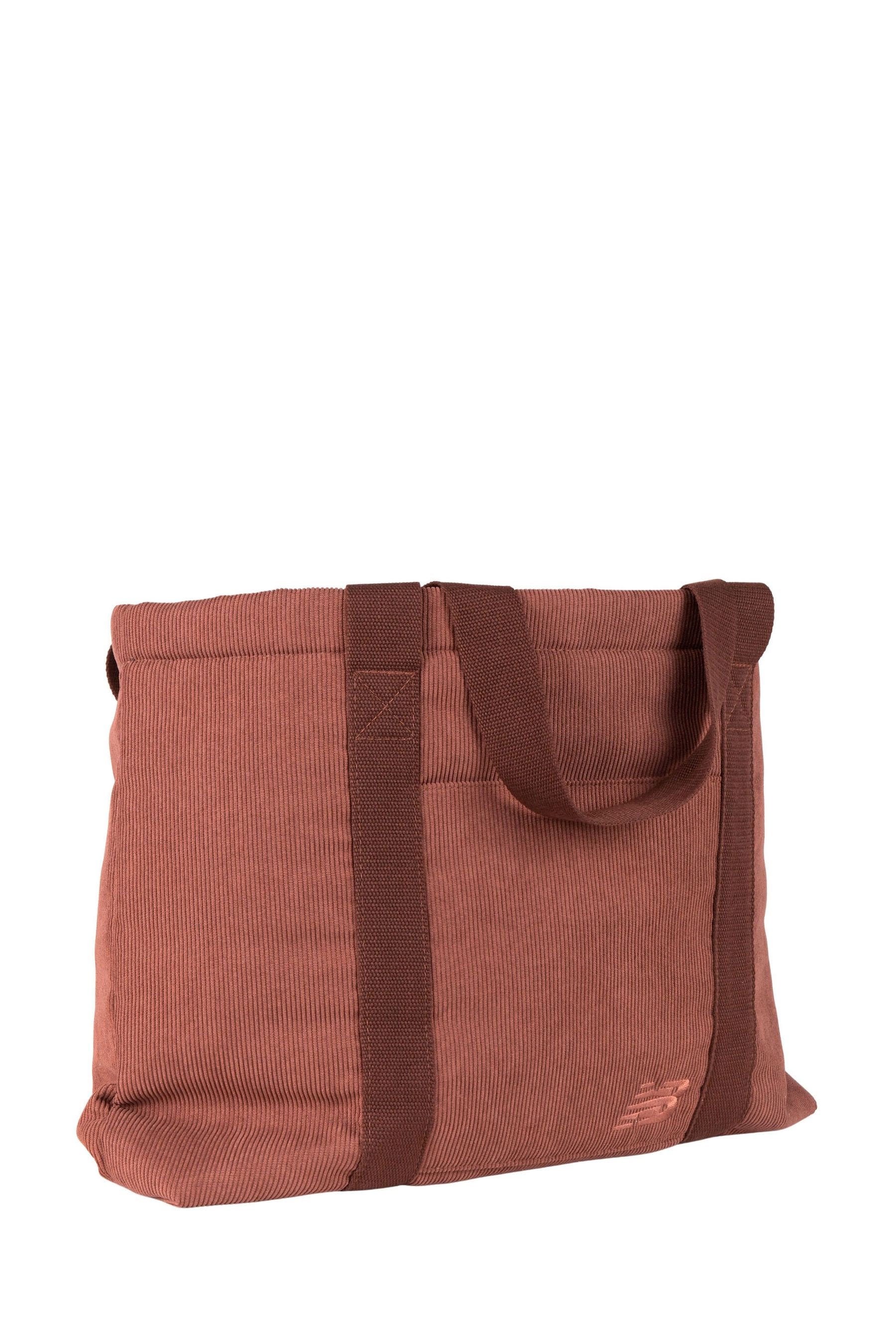 Brown New Balance Corduroy Tote Bag