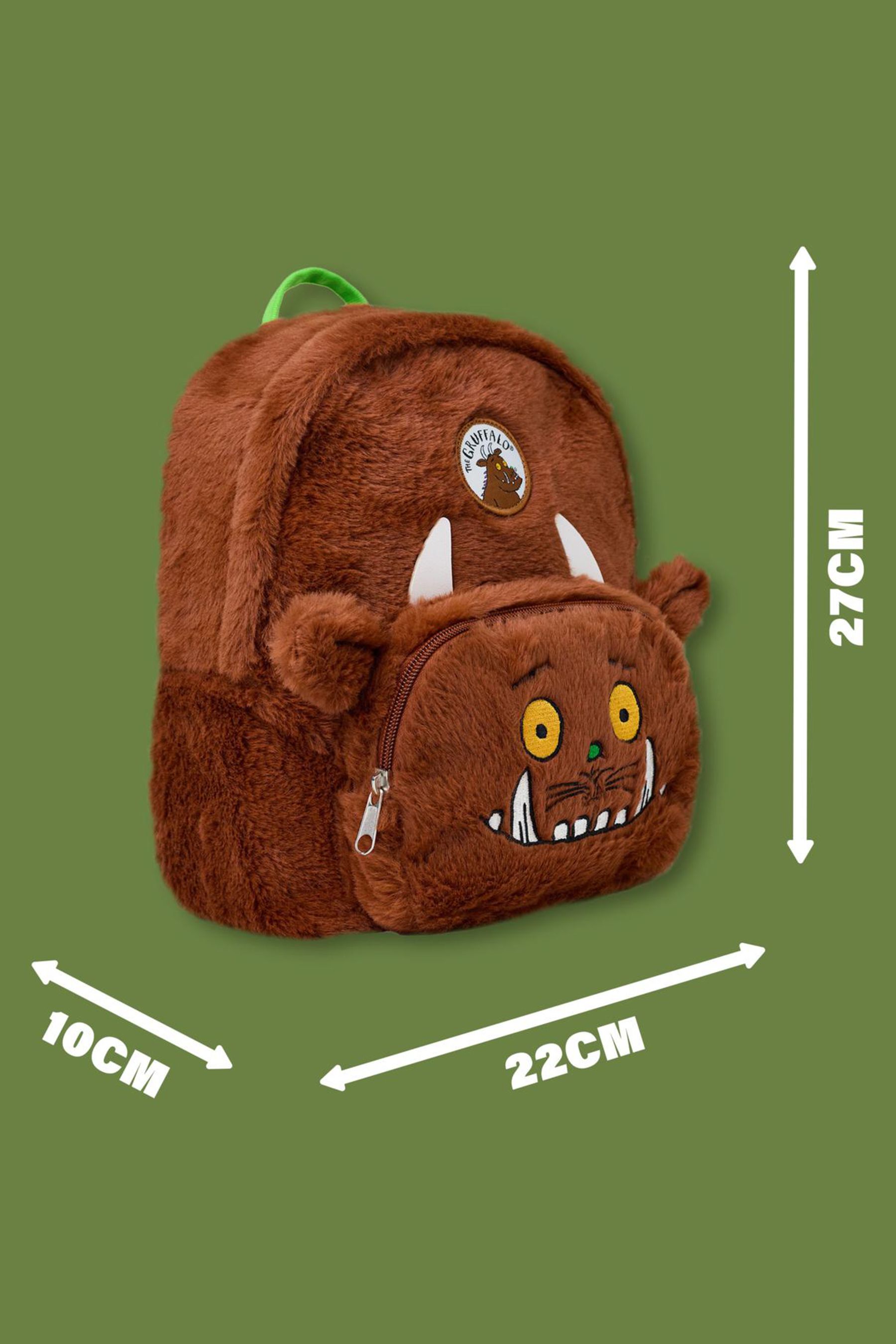 Buy Vanilla Underground Brown Gruffalo And Friends 3D Furry Backpack from Next Luxembourg
