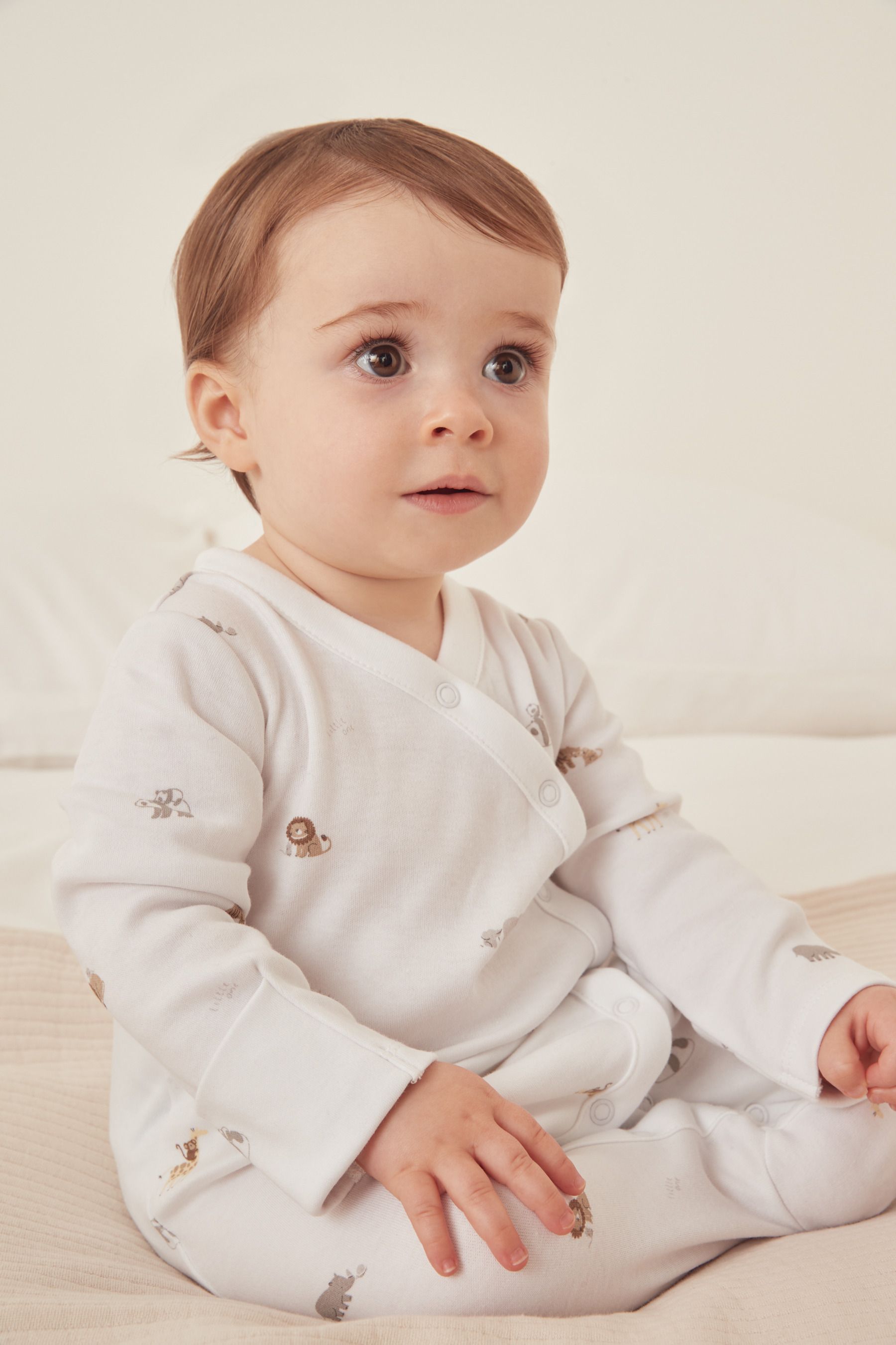 White company baby girl top