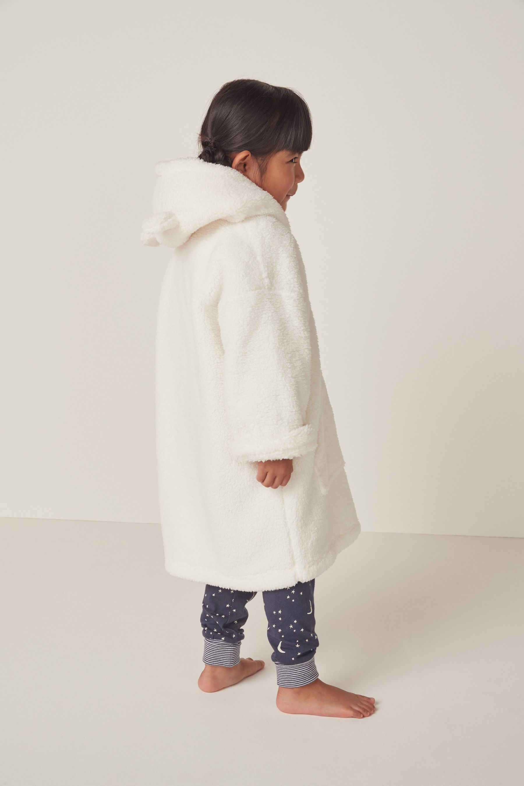 White hoodie with ears sale