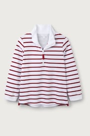 The White Company Red Organic Cotton Rugby Shirt - Image 5 of 6