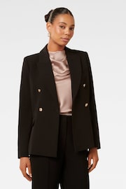 Forever New Black Celina Double Breasted Blazer - Image 4 of 5