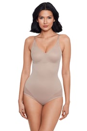 Miraclesuit Fawn Extra Firm Sexy Sheer Stucco Shaping Underwired Bodysuit - Image 3 of 4