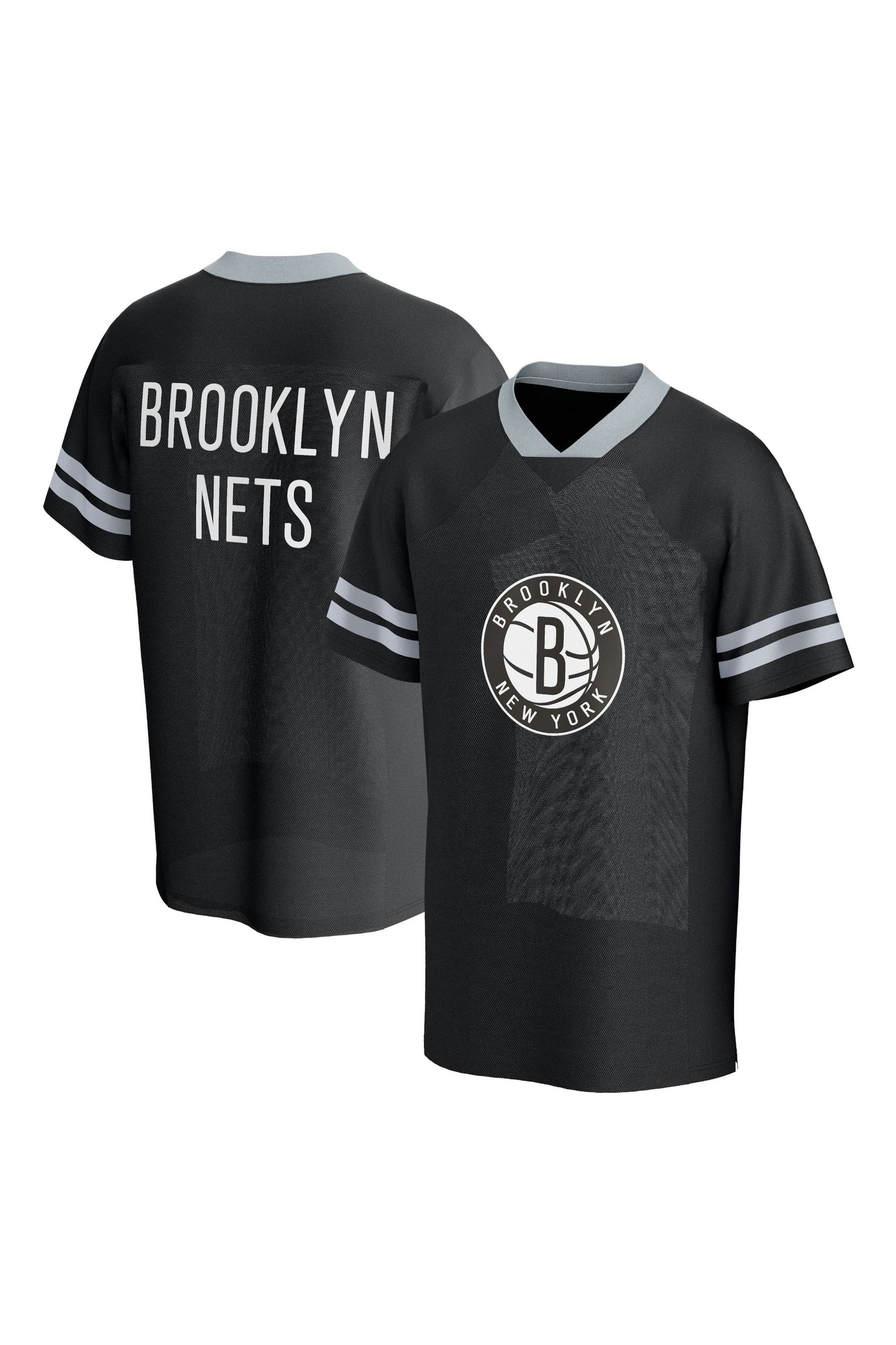 Buy Fanatics NBA Brooklyn Nets Foundation American Football Fashion Black Top from the Next UK online shop
