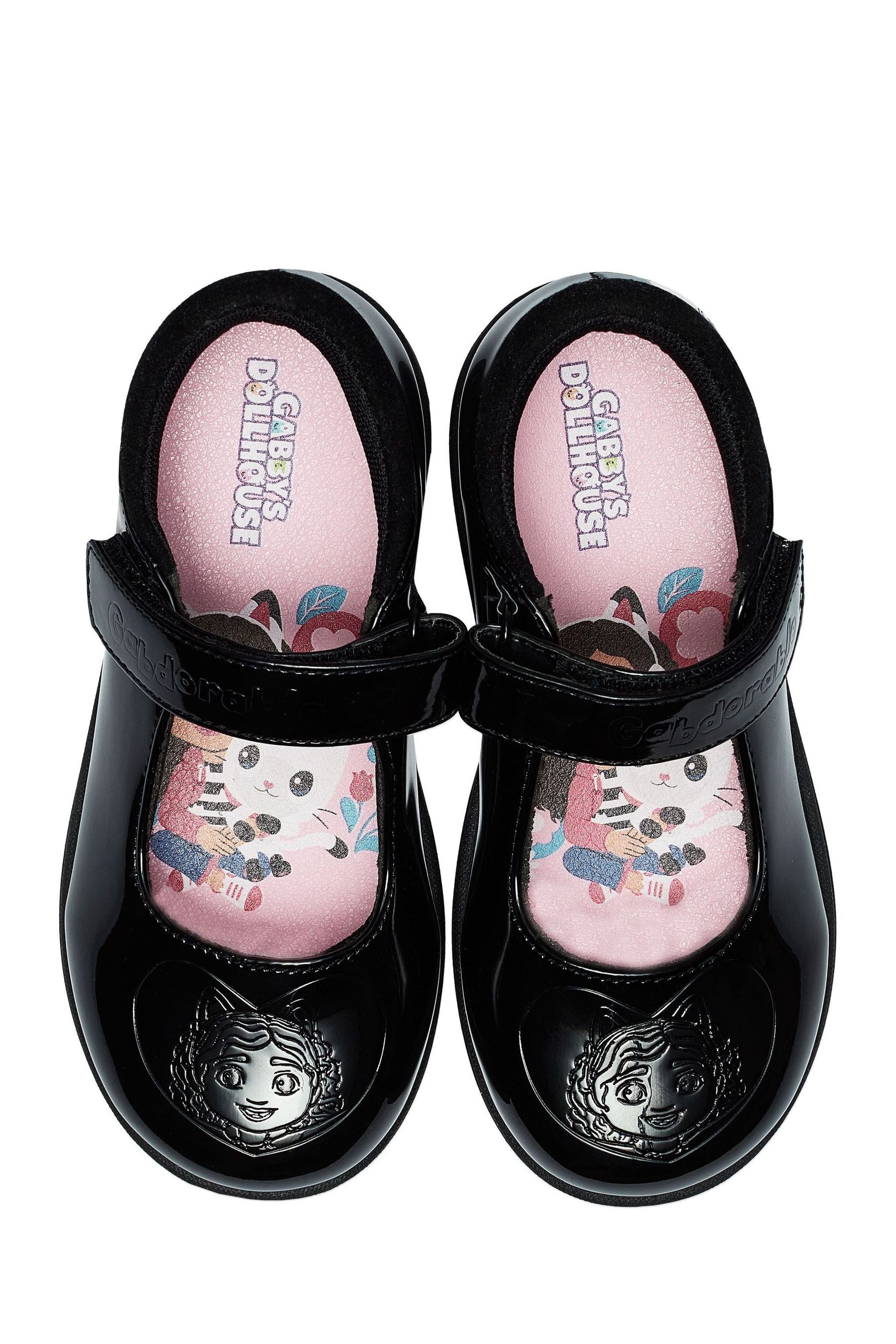 Character Black Gabbys Dollhouse School Shoes