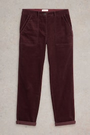 White Stuff Purple Twister Cord Trousers - Image 5 of 6