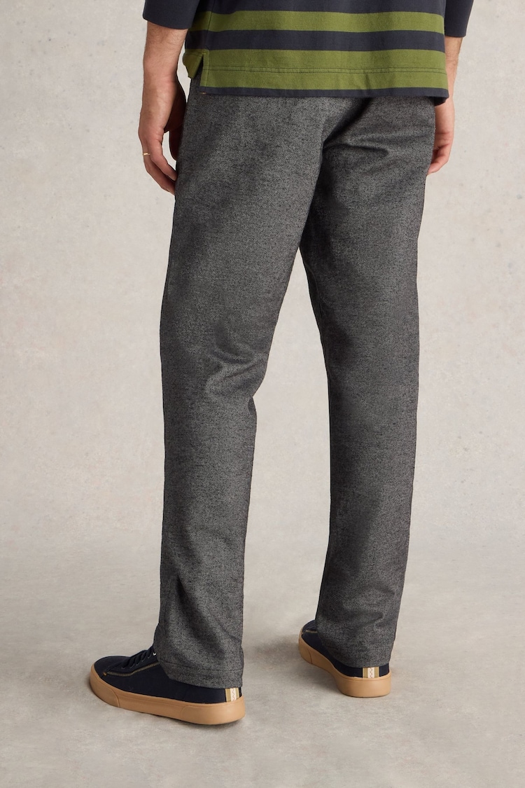 White Stuff Grey Sutton Textured Trousers - Image 2 of 6