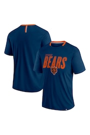 Fanatics Blue NFL Chicago Bears Defender Fade Dot Slant T-Shirt - Image 1 of 3