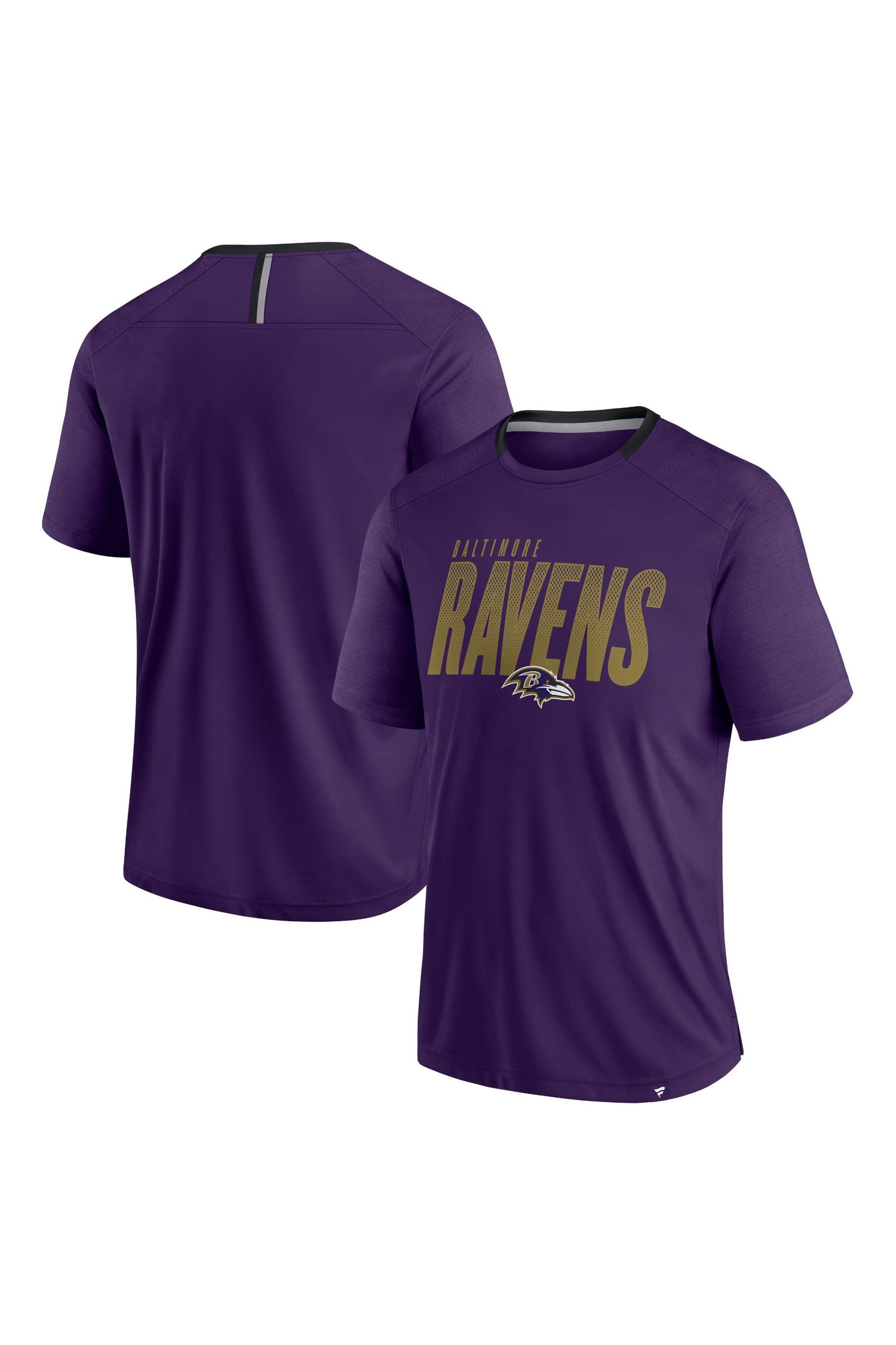 Buy Fanatics Purple NFL Baltimore Ravens Defender Fade Dot Slant T Shirt from the Next UK online shop