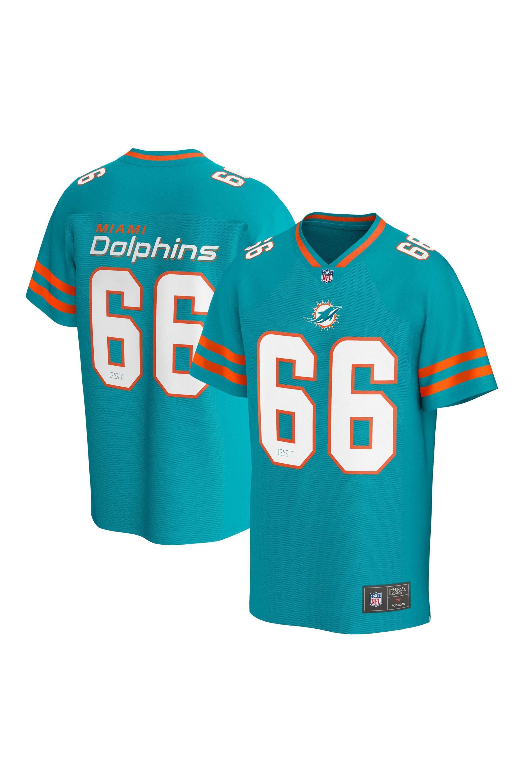 Buy Fanatics Green NFL Miami Dolphins Core Foundation Jersey from Next Luxembourg
