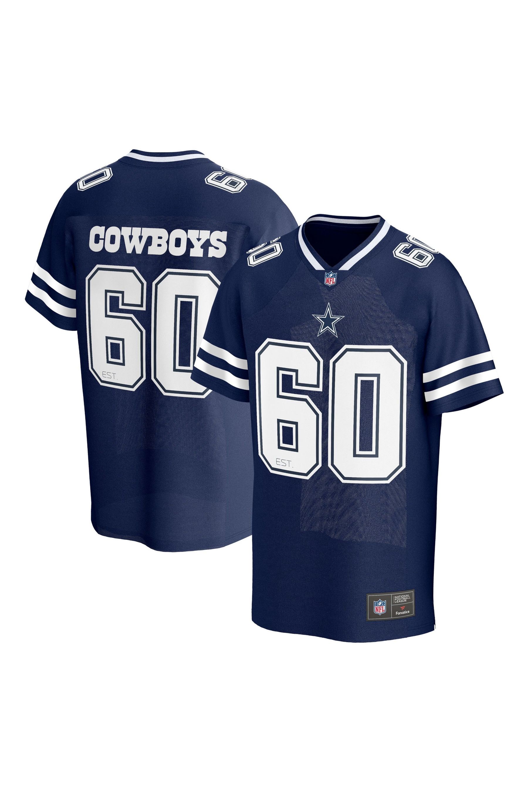 Buy Fanatics Blue NFL Dallas Cowboys Core Foundation Jersey from the Next UK online shop